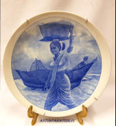 Subodh Creations, Kerkar Art Complex, Goa, sein�lautanen,halkaisija n.25,5 cm,1kpl, 40�/kpl