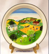 Villeroy & Boch koristelautanen, The Four Seasons, Summer/Kes�,halkaisija n.23 cm,1kpl, 55�/kpl