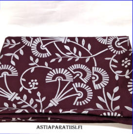 MARIMEKKO, Vintage " Olkikukka " verho,Design:Kristina Isola,2007-luku,Ollut k�yt�ss�, mutta ehj� ja tahraton,mitat ,n.206 X 144 cm, 1 kpl,75� (Tuote nro / Item 111VE)