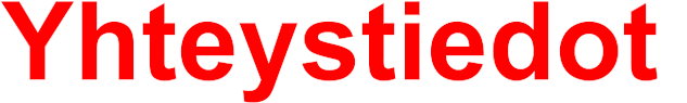 Yhteystiedot